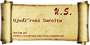 Ujvárosi Sarolta névjegykártya