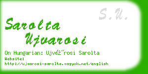 sarolta ujvarosi business card